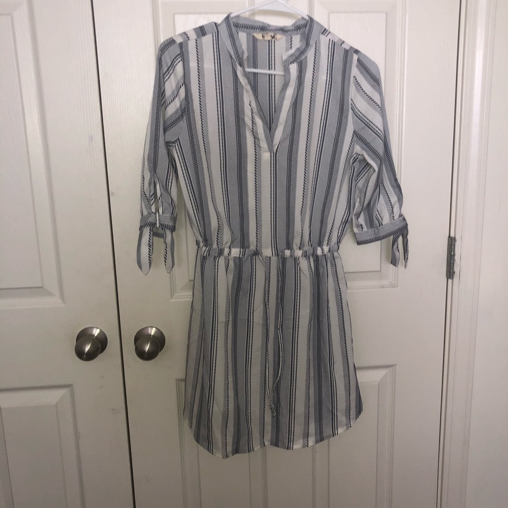 blush boutique striped  dress